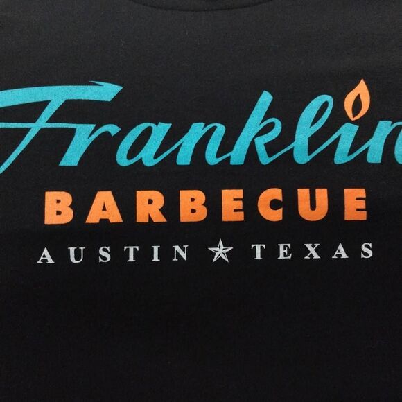 Franklin Bar Be Cue Austin Texas T-shirt NWOT 3XL Black Bella+Canvas - Picture 1 of 10